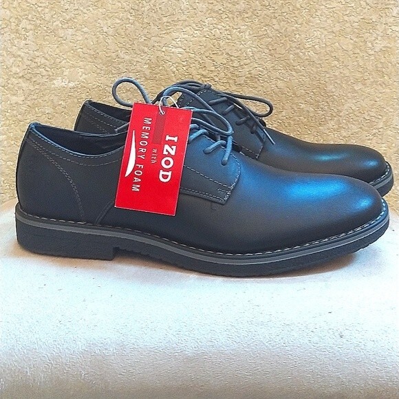 IZOD Leather Lace-up Oxfords Shoes Sz 8 NWB main image 6